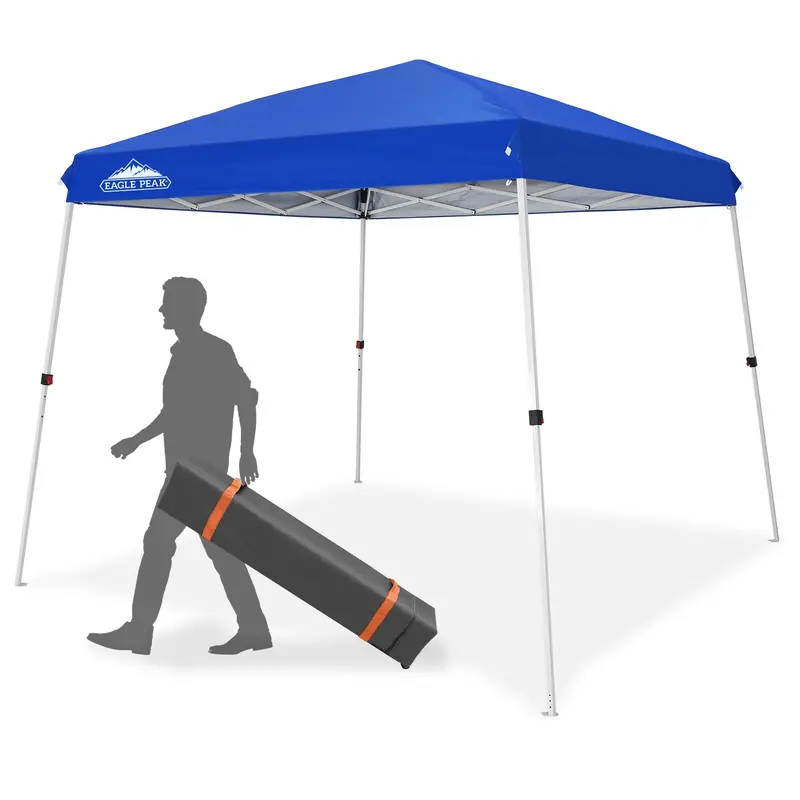 10 Ft X 10 Ft Slant-Leg Canopy With 8 Ft X 8 Ft Canopy Top 1