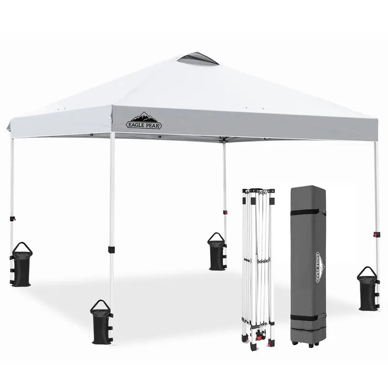 10×10 Easy-Setup Straight-Leg Pop-Up Canopy – Instant Shade Solution 1