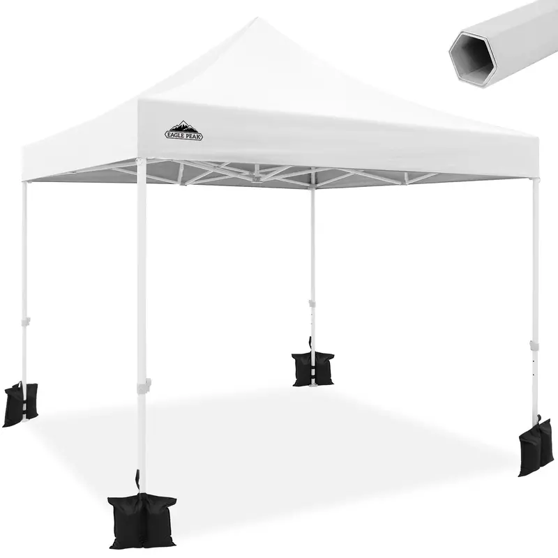 10X10 Industrial-Strength Pop-Up Canopy Tent For Commercial Use 4