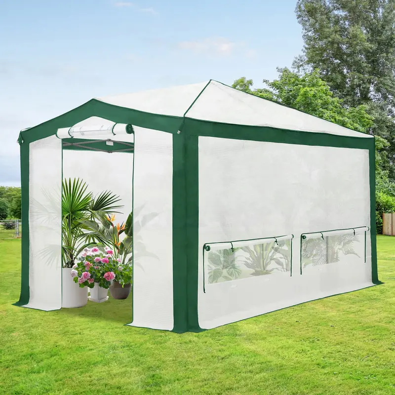 12X8 Walk-In Portable Greenhouse – Heavy-Duty Polyester-Reinforced Frame 2
