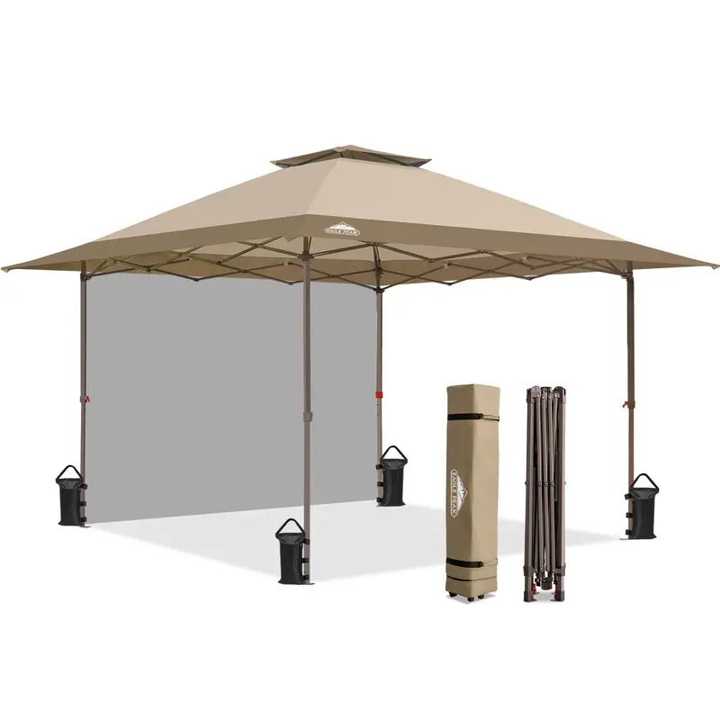 13 Ft × 13 Ft Pop-Up Canopy Tent With Full Sidewall Coverage 1