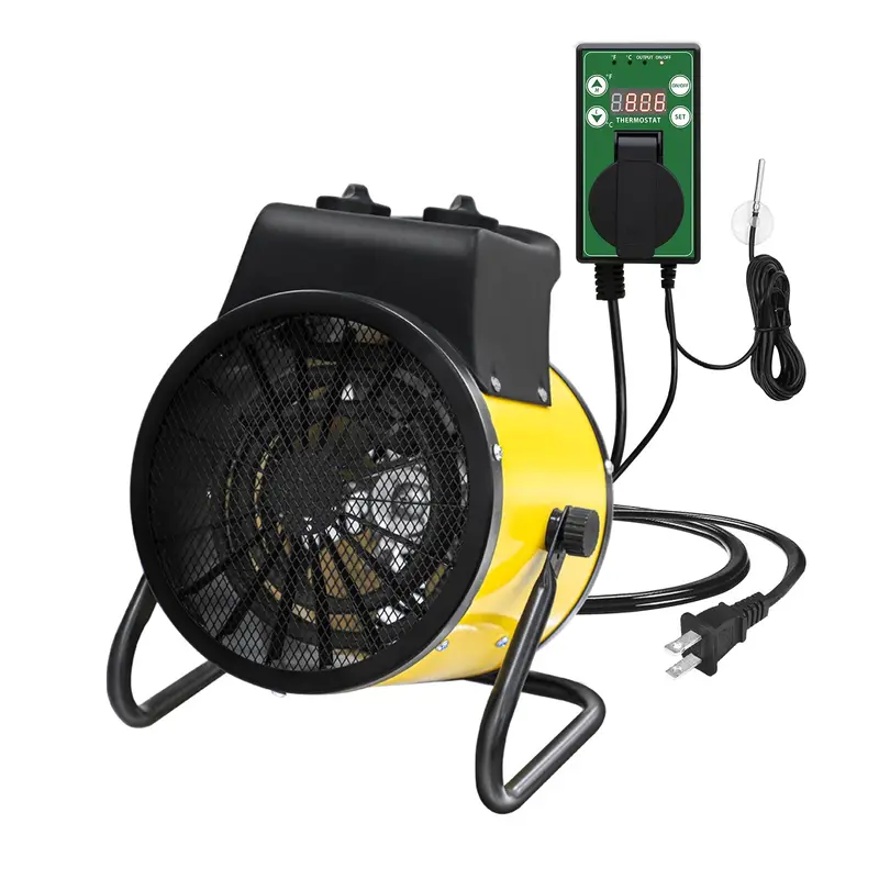 1500W Thermostatic Outdoor Heater – Yellow, Half-Pack Unit 1