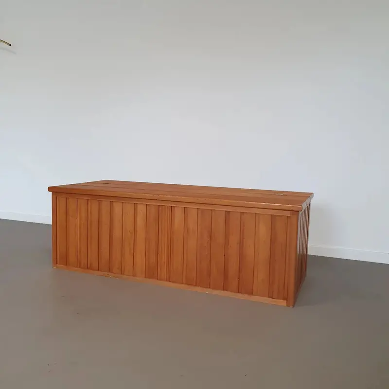 1970S Dutch Schrootjes Folding Side Table (115 × 50 × 40 Cm) 1