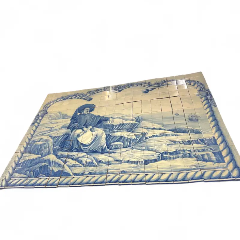 280 Hand-Painted Azulejo Tiles: 'Henry The Navigator' Series By C. Constantia & Jorge Gardoso, Portugal, 1996 1