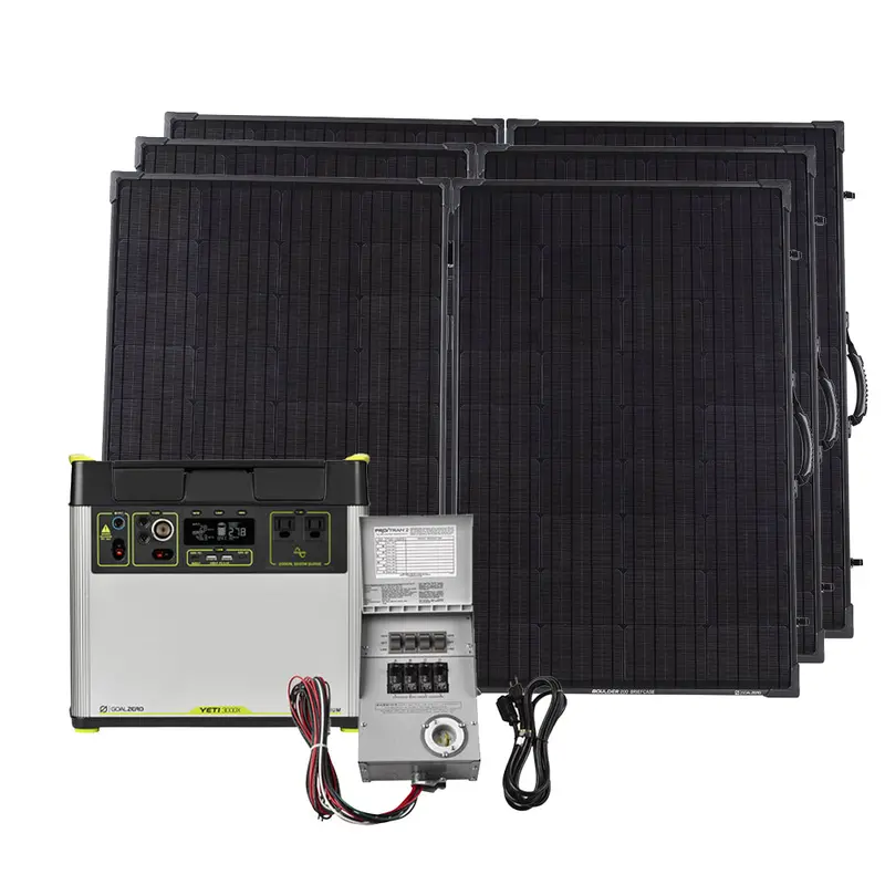 3000Wh Residential Solar Backup Generator – Compact Home Power Solution 1