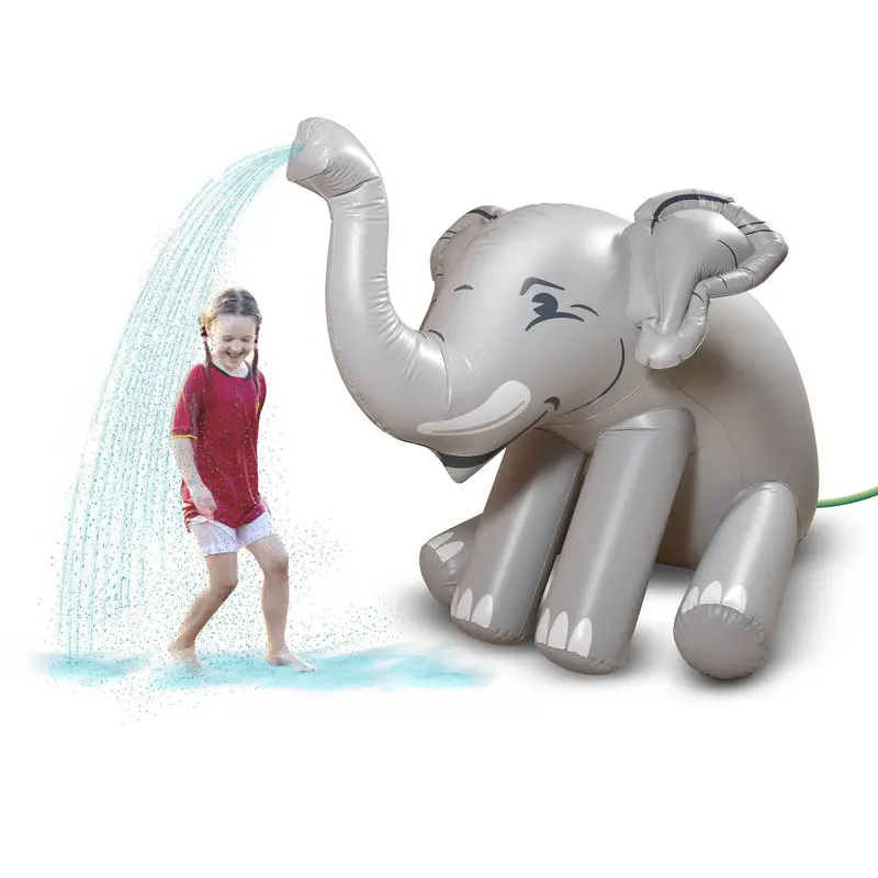 5-Foot Inflatable Elephant Pool Sprinkler By Gofloats 1