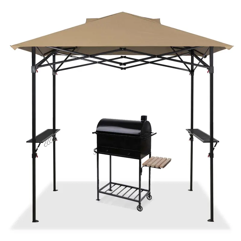 8 Ft X 5 Ft Pop-Up Grill Gazebo With Wheeled Carry Bag 1