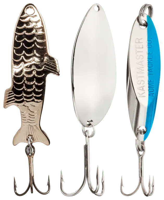 Acme Trout Spoon Assortment – 1/8 Oz Metallic, 3-Pack 1