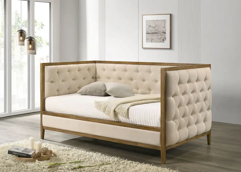 Adara Upholstered Daybed With Storage – Twin Size 1