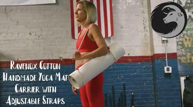 Adjustable Cotton Yoga Mat Carrier – Lightweight And Breathable Strap 1