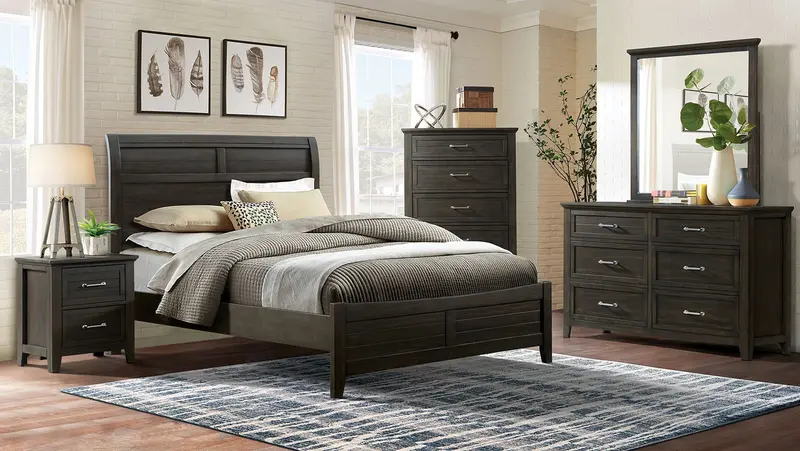 Alaina Queen Bedroom Set – 5-Piece With Matching Nightstands (Foa7916Q-5Pc-2Ns) 1