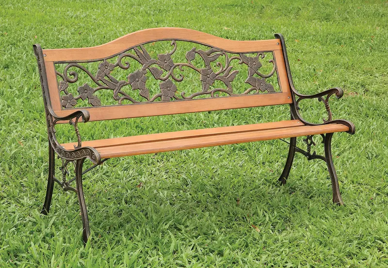 Alba Outdoor Wooden Patio Bench By Furniture Of America (Cm-Ob1806) 1