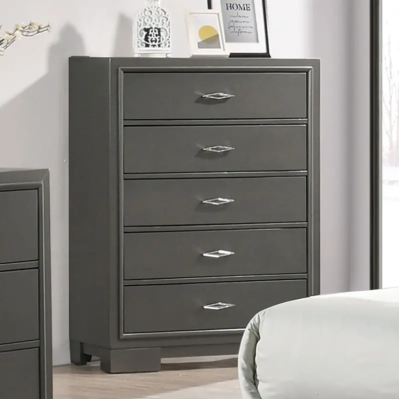 Alison Gray Chest By Furniture Of America (Cm7416Gy-C) 1