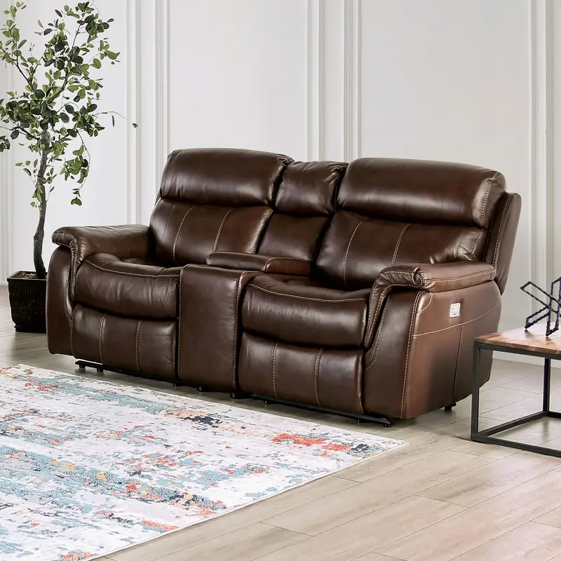 Antenor Power Loveseat – Furniture Of America (Cm9926Mb-Lv-Pm-Pk) 1