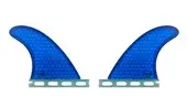 Aqss Blue Honeycomb Quad Rear Fins – Single Tab 1