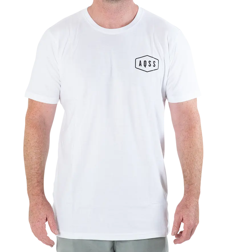 Aqss Minimalist White T-Shirt 1