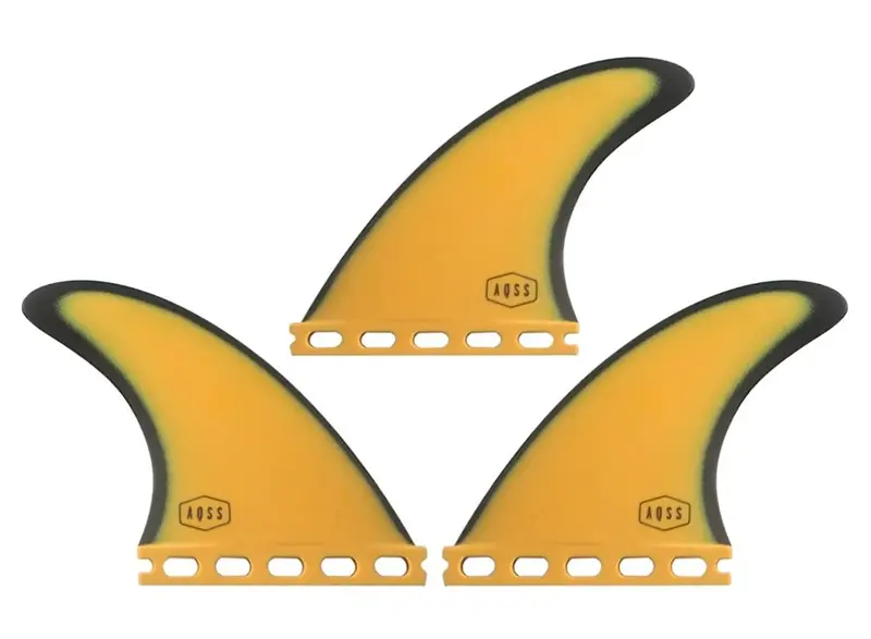 Aqss Sunset-Themed Thruster Fins – Single Tab 1