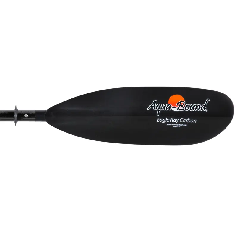 Aqua Bound Eagle Ray Carbon Paddle – Black Crushed Blade, Fixed Carbon Shaft, 4-Piece 1