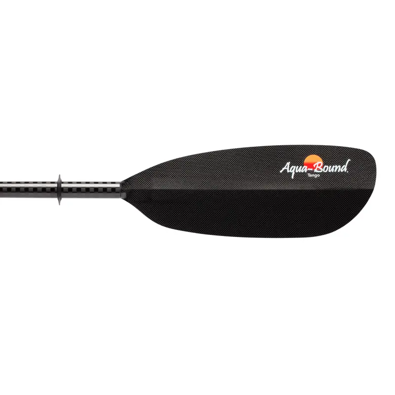 Aqua Bound Tango Carbon Paddle – Black Crushed Blade, 4-Piece Straight Shaft 1
