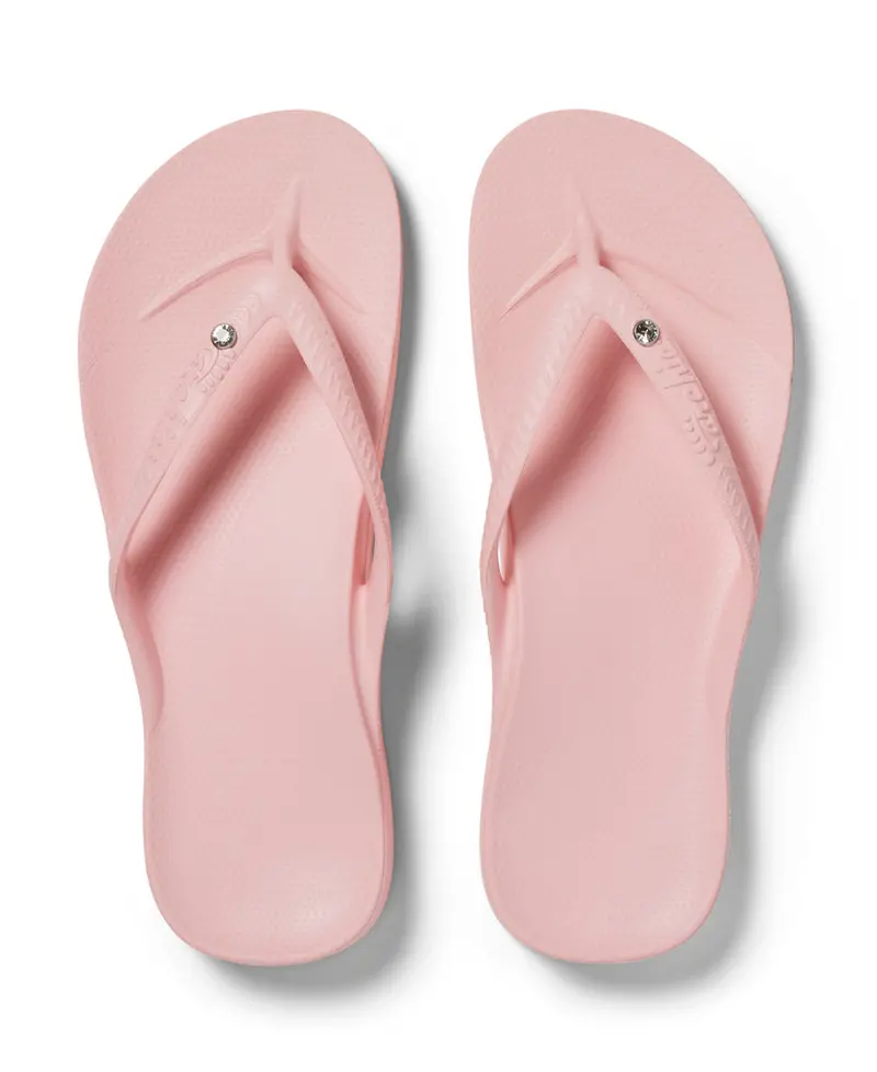 Archie Thong In Sparkling Crystal Pink 1