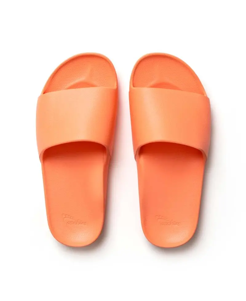 Archies Slide Sandals In Soft Peach 1