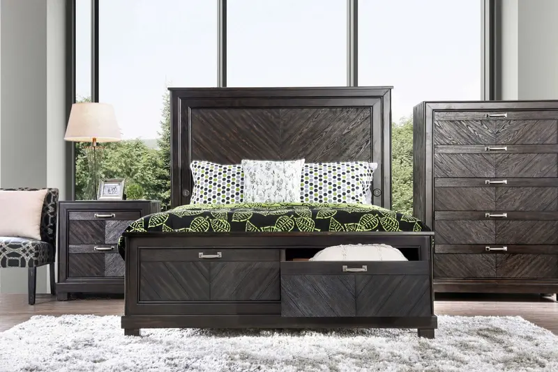 Argyros 5-Piece Queen Bedroom Suite Featuring Two Nightstands (Cm7315Q-5Pc-2Ns) 1