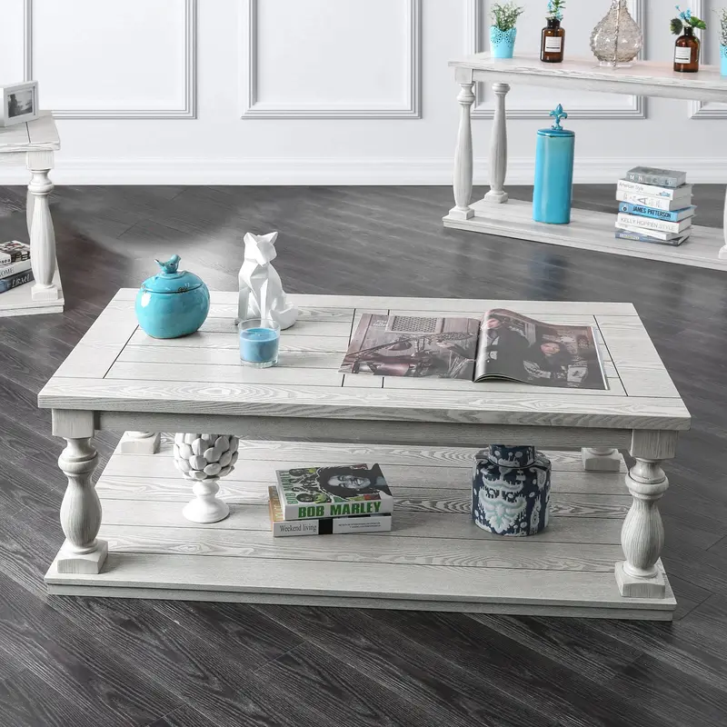 Arlington Transitional Coffee Table By Furniture Of America (Cm4520C) 1