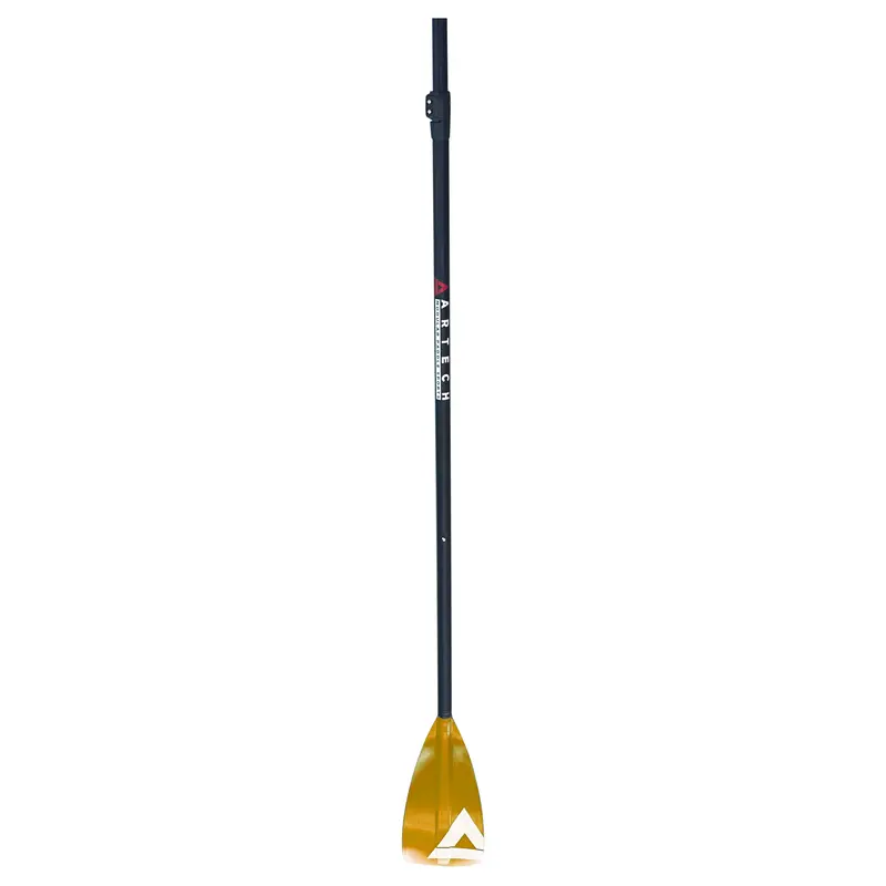 Artech Adjustable 3-Piece Fiberglass Paddle – Orange 1