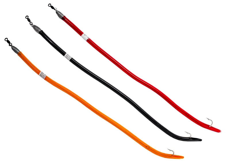 A&S Tackle Weighted 20" Worm Tube Rig 1