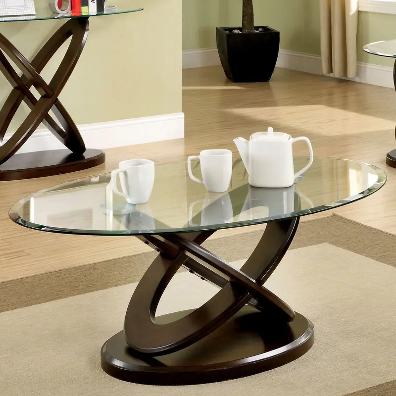 Atwood Ii Rectangular Coffee Table By Furniture Of America (Cm4401C) 1