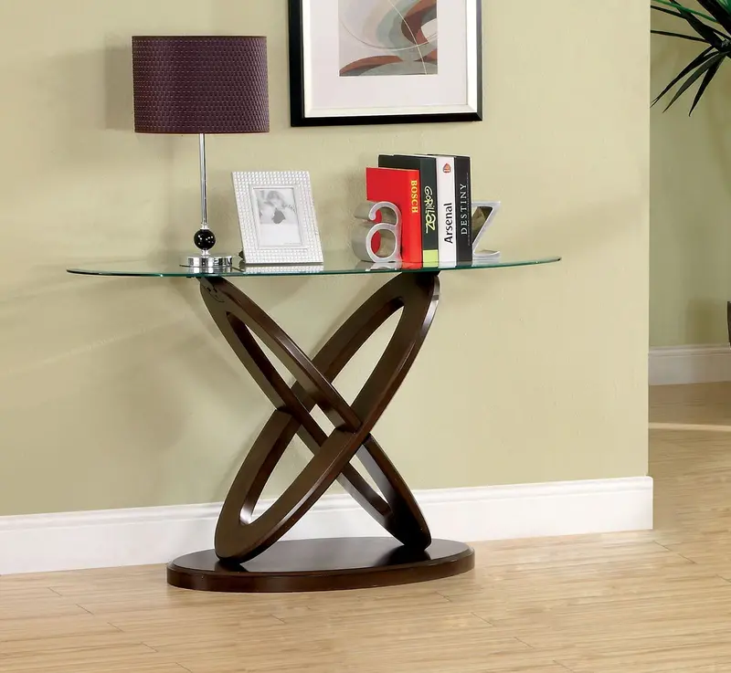 Atwood Ii Sofa Table – Classic Wood Living Room Console By Furniture Of America (Cm4401S) 1