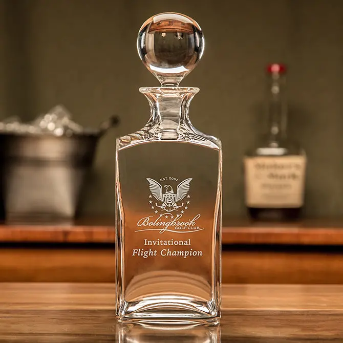 Augusta Handcrafted Crystal Decanter With Stopper 1