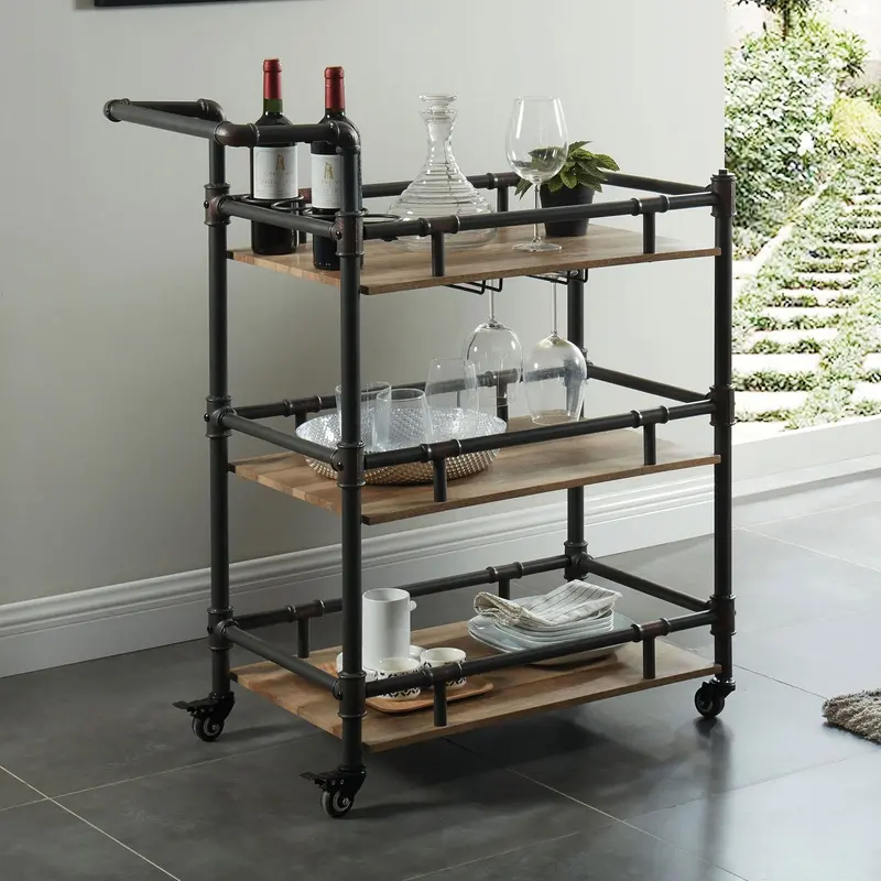Aylmer Rolling Serving Cart – Compact Kitchen Utility (Cm-Ac246) 1