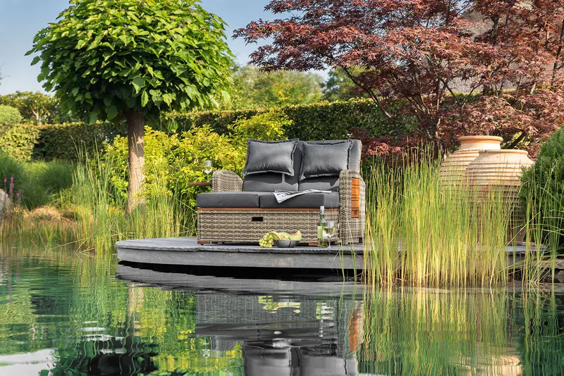 Bahia Tobago Reclining Chaise Lounge By Furniture Of America – Brown All-Weather Sun Lounger 1