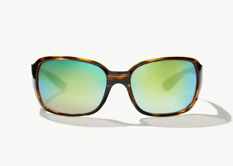 Bajio Balam Honey Brown Sunglasses – Drift Green Polycarbonate Lens 1