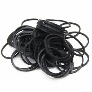 Band-It No. 64 Rubber Bands – Black, 1/4 Lb Bag 1