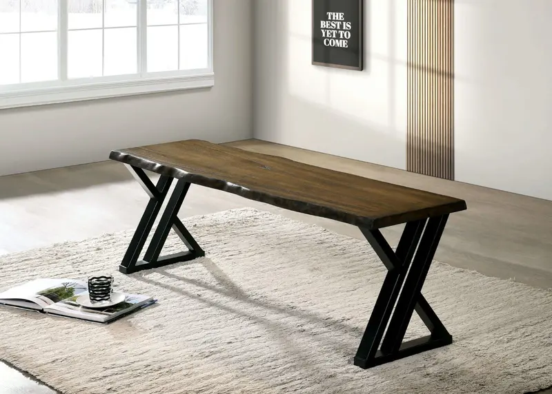Barbary Slim Profile Bench – Furniture Of America (Cm3257A-Bn) 1