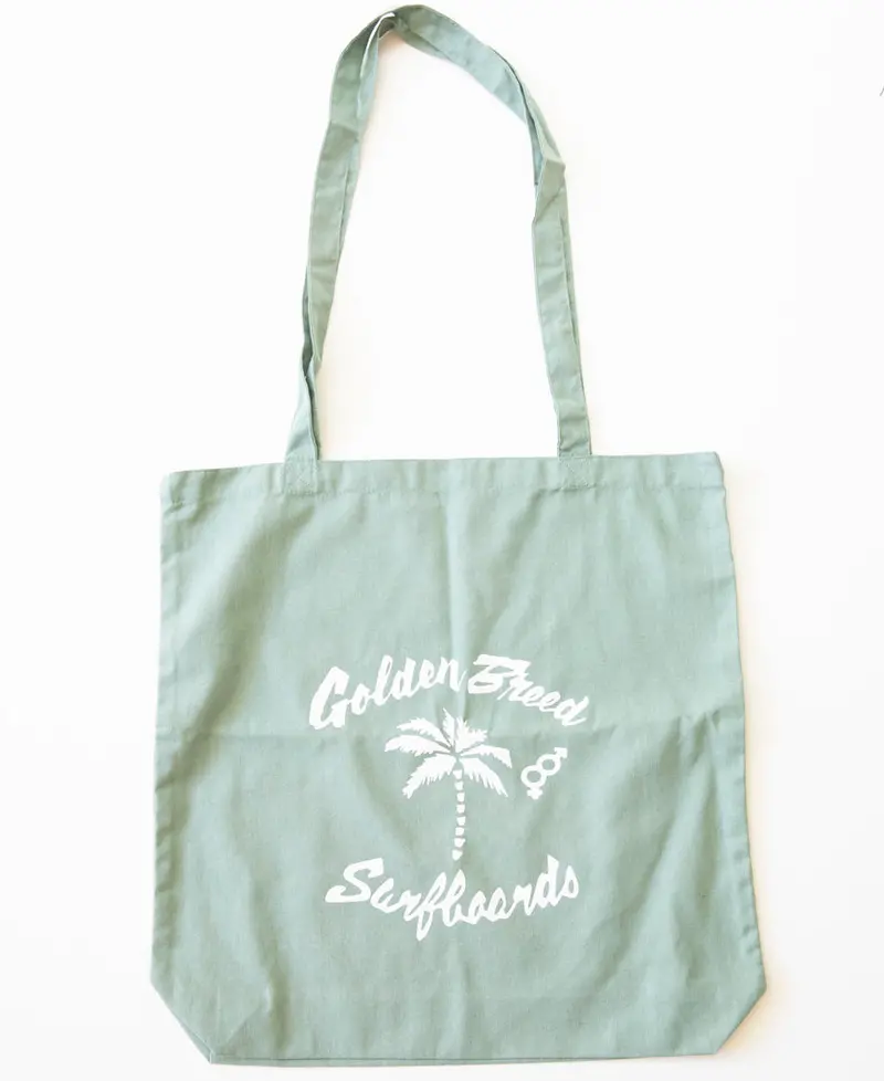 Bardot Logo Tote Bag In Leaf Green 1