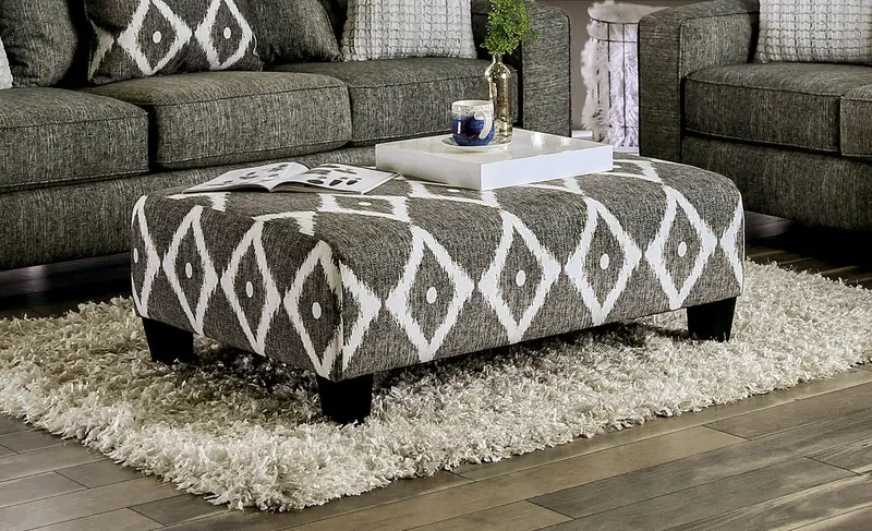 Basie Compact Footrest Ottoman By Furniture Of America – Sm5156-Ot 1