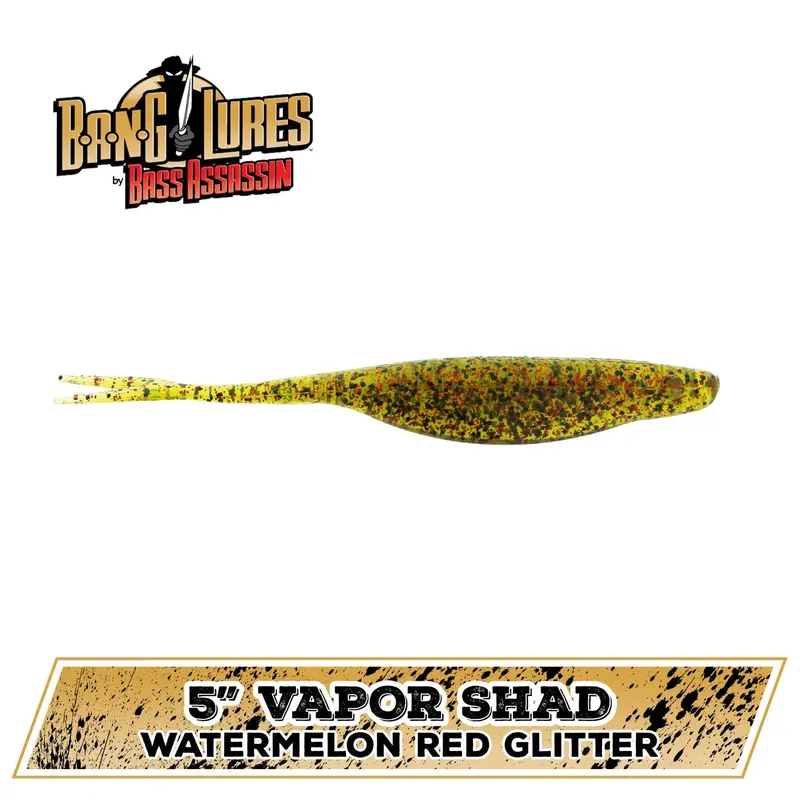 Bass Assassin Vapor Shad Soft Bait – 5-Inch Swimbaits 1