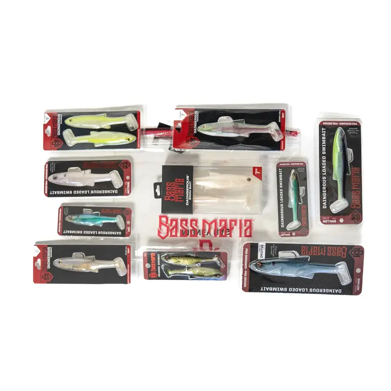 Bass Mafia Swimbait Sampler Pack – Assorted Sizes & Colors 1