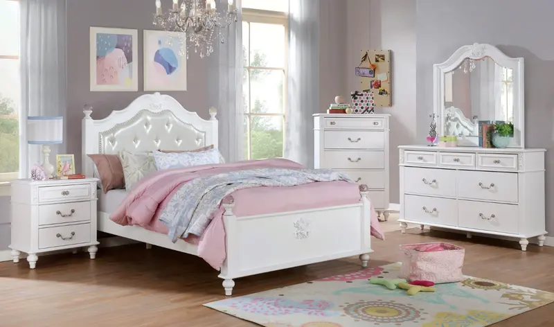 Belva 4-Piece Bedroom Set By Furniture Of America (Cm7174T-4Pc) 1