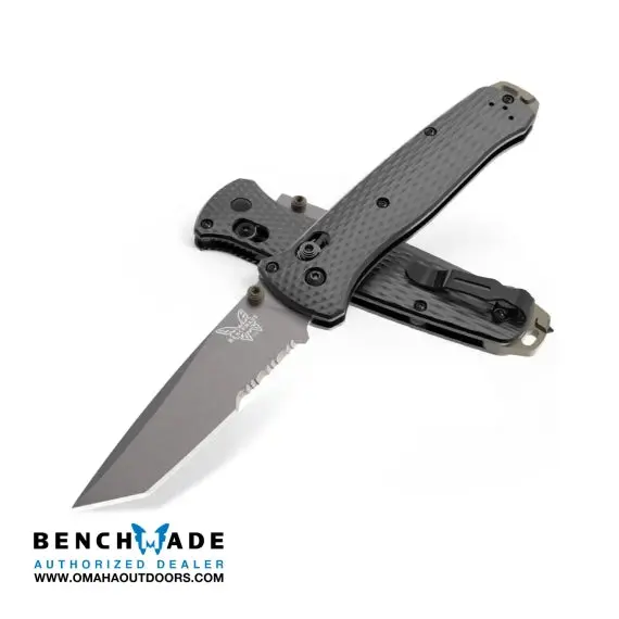 Benchmade Bailout Knife – Axis-Locked Tanto Blade, Tactical Folding Design 1