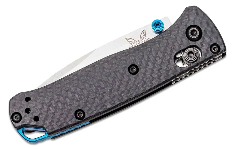 Benchmade Mini Bugout 533-3 – Carbon Fiber Handle, Drop Point Blade, Axis Deployment 1