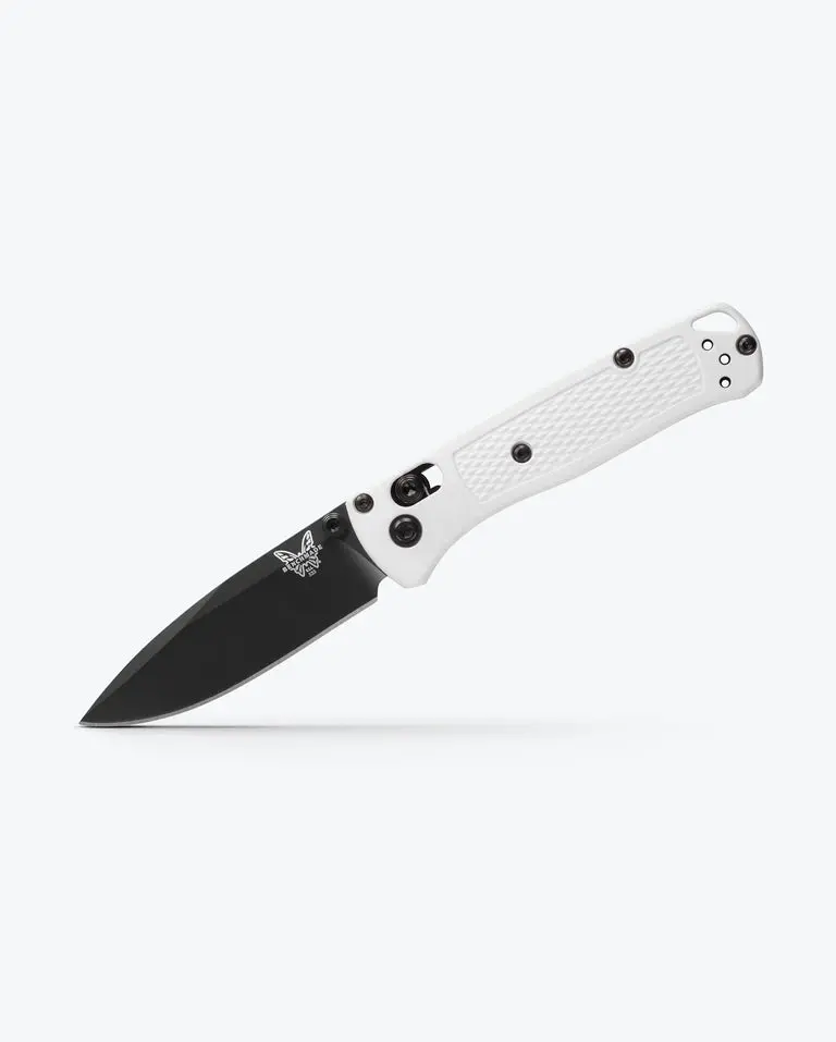 Benchmade Mini Bugout Folding Knife – Axis Lock, Drop Point Blade 1