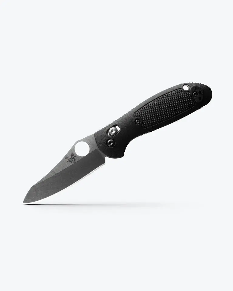 Benchmade Pardue Mini Griptillian Folding Knife – Axis Lock, Hole-Pattern Handle 1