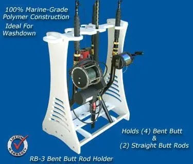 Bent Butt Tackle Display & Wash-Down Rack 1