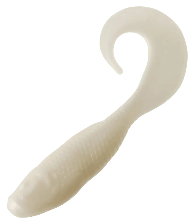 Berkley Gulp! Alive! Swimming Mullet – 4", Pearl White, 12.5 Oz Bag 1