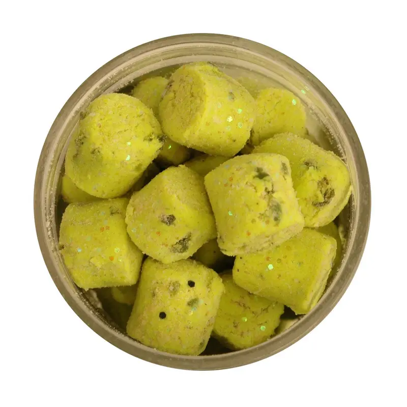 Berkley Gulp! Dough Trout Nuggets – Chunky Chartreuse Formula 1