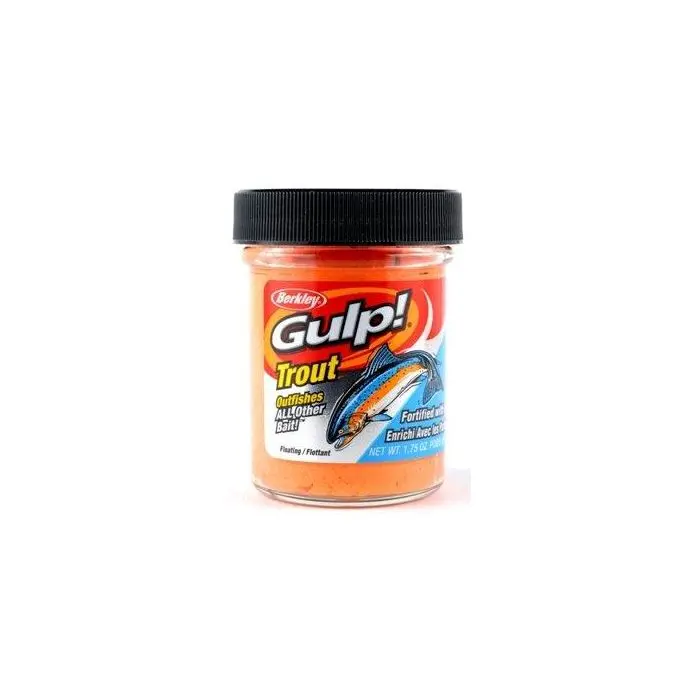 Berkley Gulp! Dough Trout Nuggets – Orange Pulp Scented Soft Bait 1